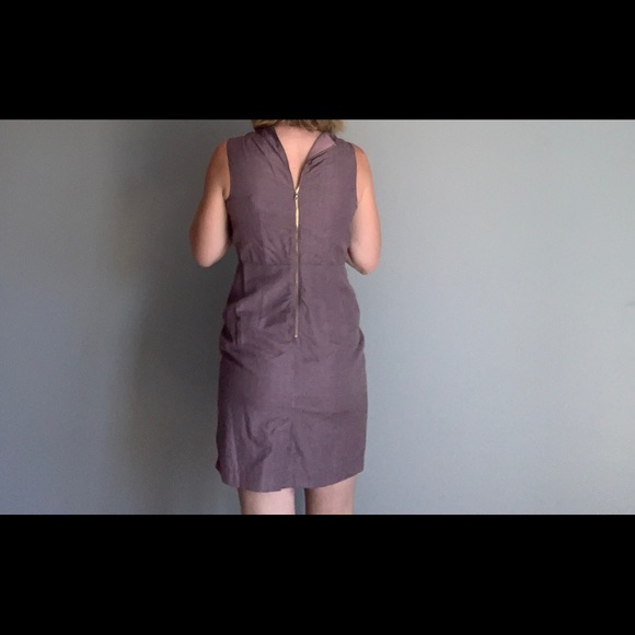 Limited dress, purple with gold zipper - Picture 2 of 5